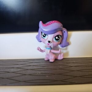 Littlest Pet Shop  #3670 Zoe Trent Pawsabilities Fancy Purple Dog